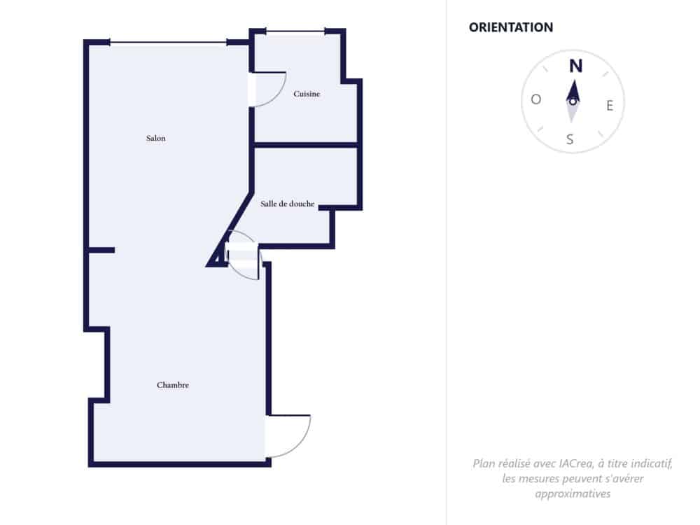 Flat/Studio 1 bedroom for rent in SAINT-GILLES for 950 € / month (photo 6 of 7)